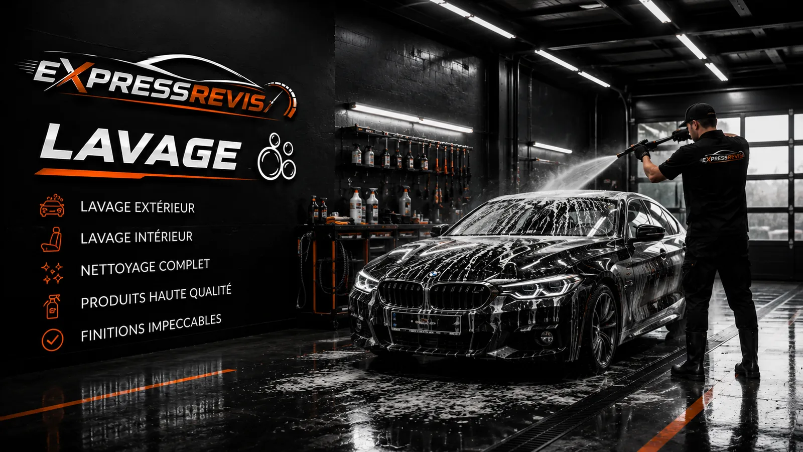 Service Lavage — intérieur et extérieur